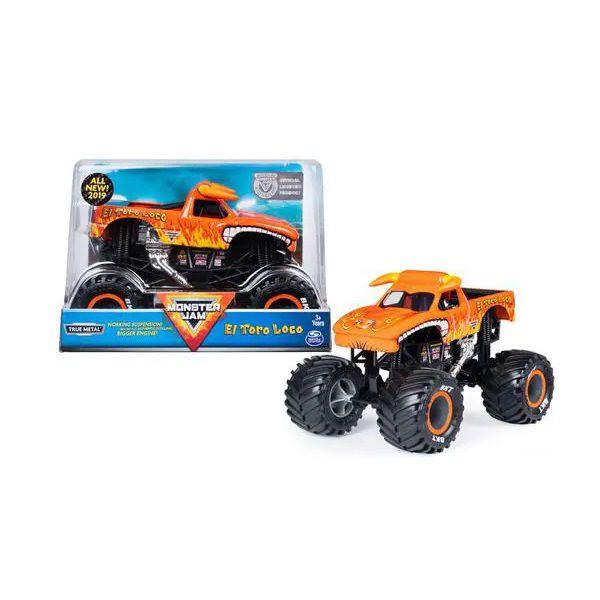 Carro Monster JAM EL Toro Loco Laranja SUNNY 2758 - Carrinho de